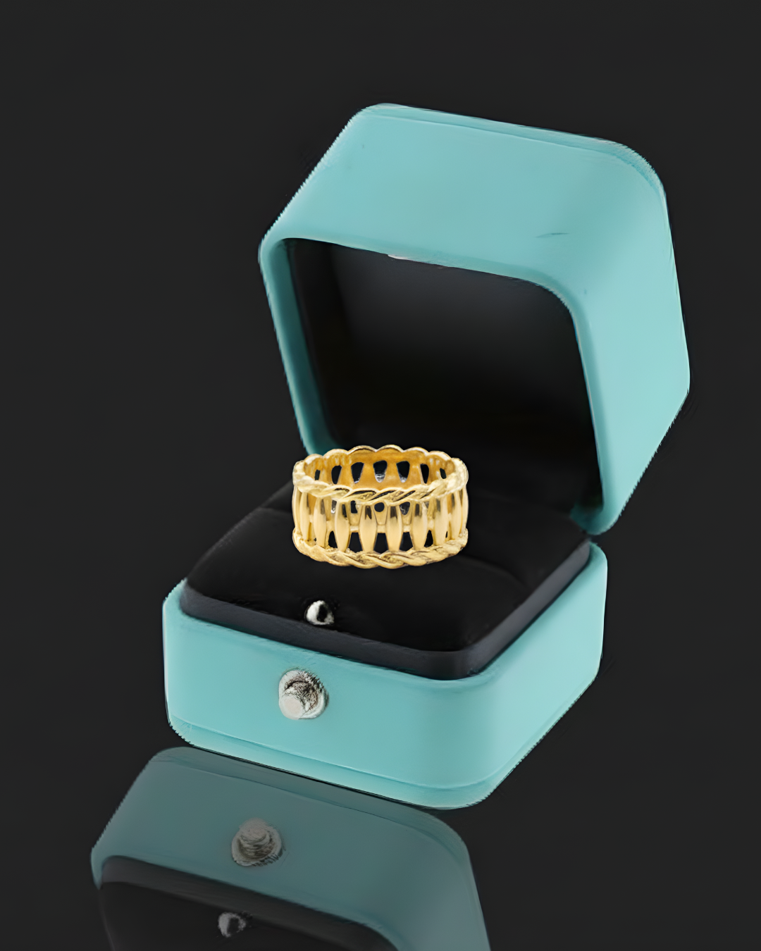 Premium Gold-Plated Elegant Ring | Minimal Luxury Look