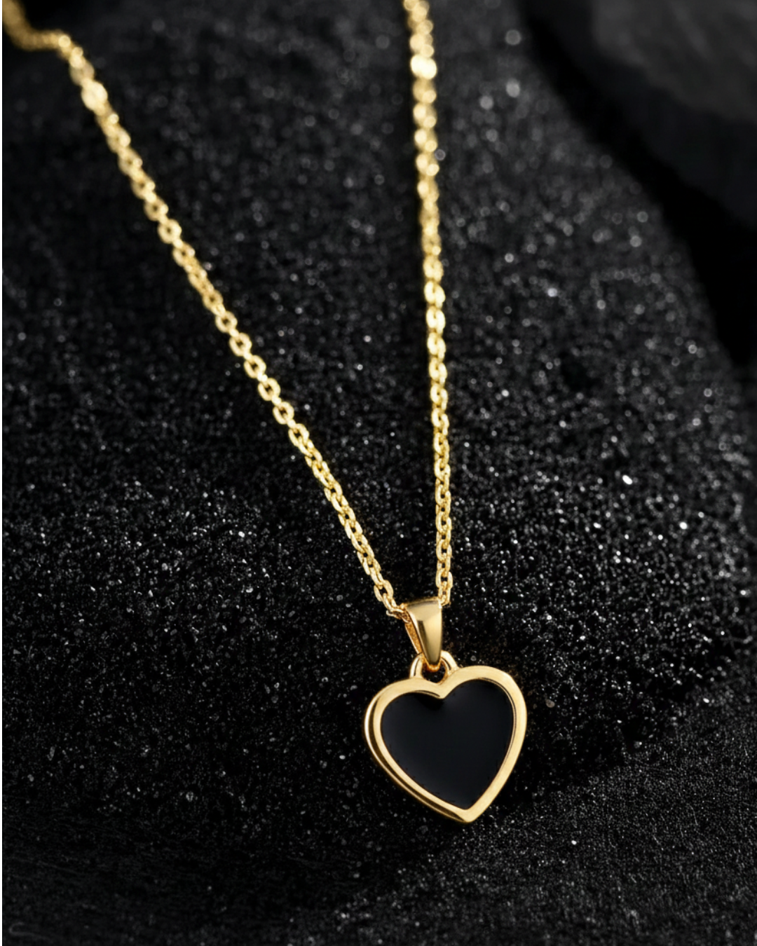 Premium Gold-Plated Heart Shape Necklace | Elegant & Minimal