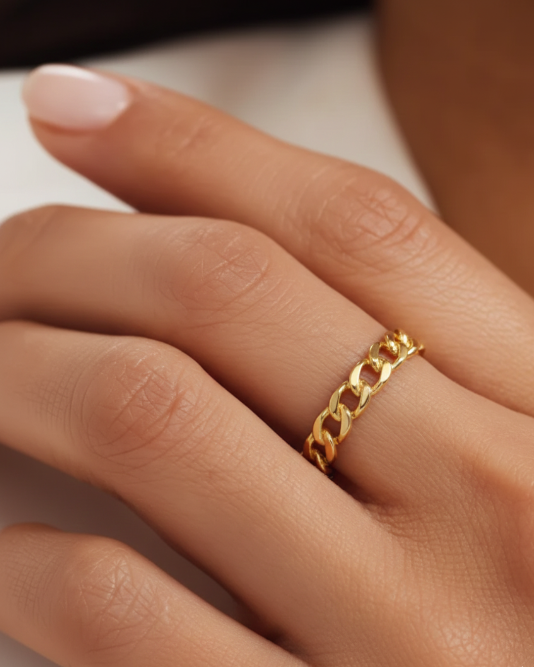 Luxury Gold-Plated Fashion Ring | Elegant Everyday Wear
