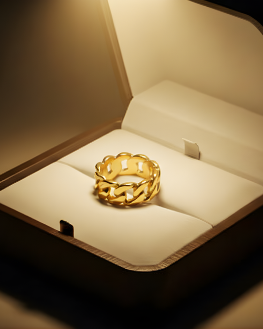 Luxury Gold-Plated Fashion Ring | Elegant Everyday Wear