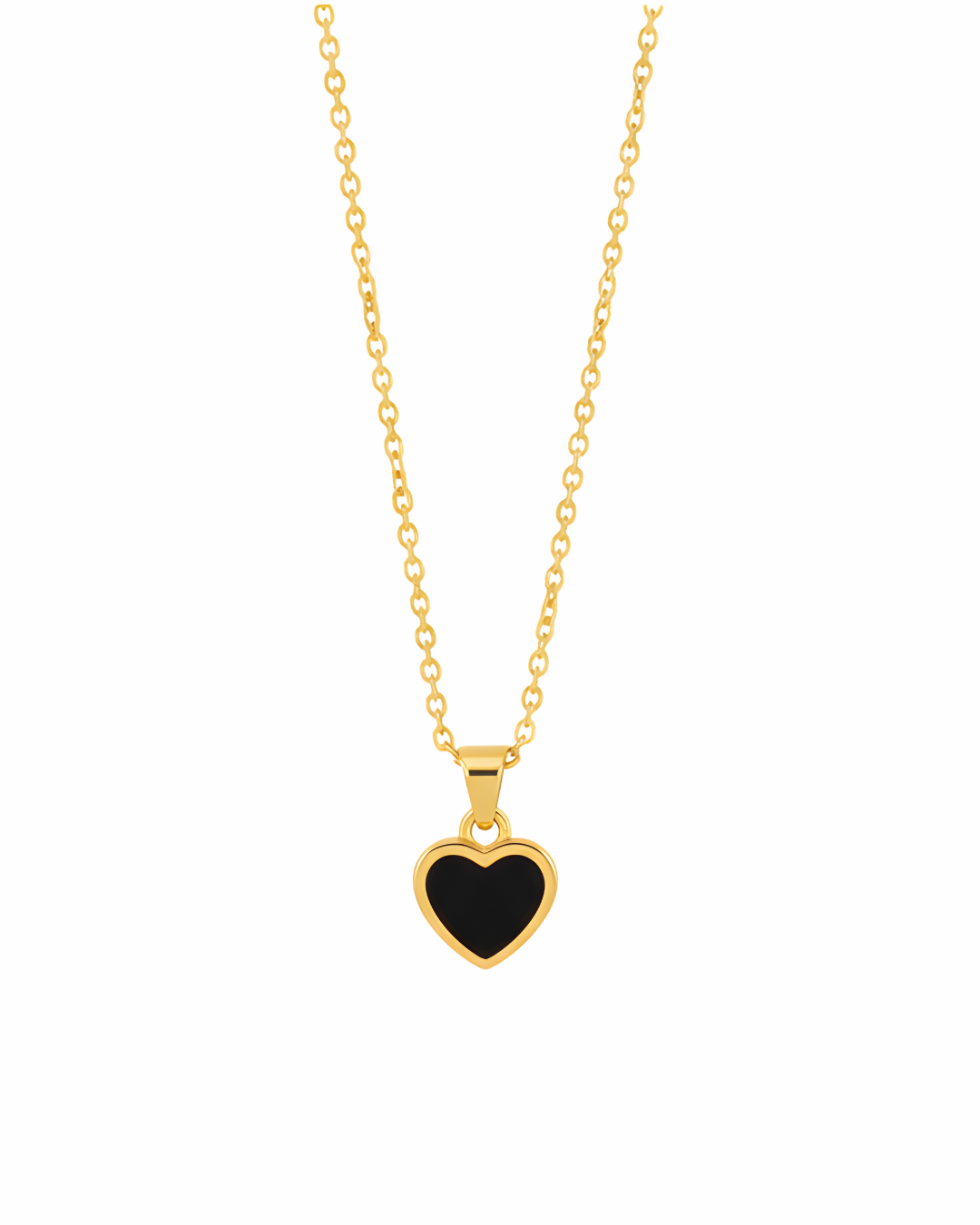 Premium Gold-Plated Heart Shape Necklace | Elegant & Minimal